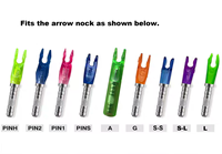 Pandarus Nock Pin Nail Inserted pour ID 3.2mm 7075 Aluminium X10 ACC Axe de flèche en aluminium, Axe de flèche en carbone, Accessoires de tir à l'arc