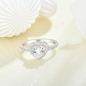 YILUN lujo corazón Micro-Pave banda romántica plata esterlina anillo <span class=keywords><strong>de</strong></span> compromiso nupcial con CZ Halo para <span class=keywords><strong>boda</strong></span> - Product Image 2