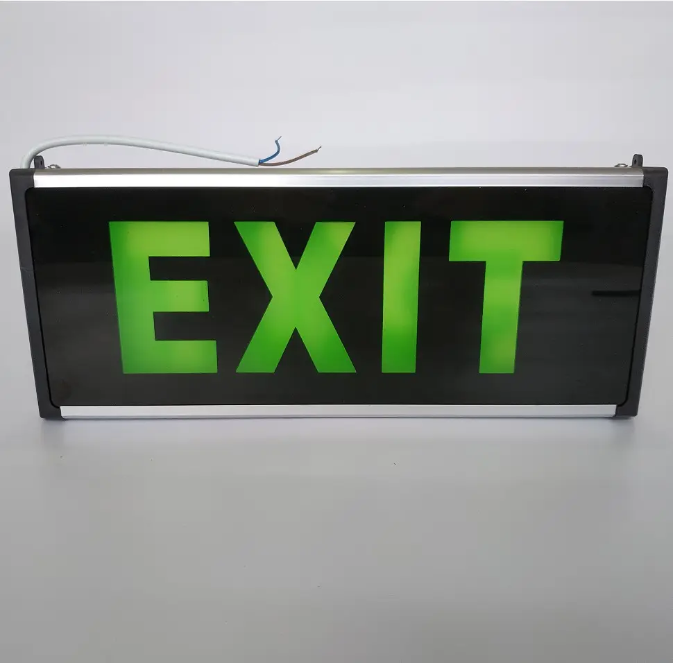 110V single double extruded aluminum signs led emergency lamp rechargeable