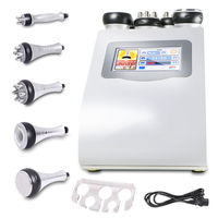 Appareil de beauté professionnel 5 en 1 à usage domestique pour la perte de poids, le remodelage corporel, le massage par cavitation, et la brosse nettoyante pour le visage