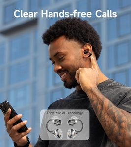 New Clip-on Earphones Earbuds Noise-Canceling Bone Conduction Earphones Wireless Sport Earbuds <b>for</b> Smart <b>Phones</b> - Product Image 6