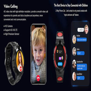 Reloj Inteligente para Niños LT32 con 4G, Llamadas de Emergencia SOS, Videollamadas, LBS, GPS, Ubicación Wifi, Tarjeta SIM, Brújula, Monitor de Sueño, Resistente al Agua IP67 - Product Image 5
