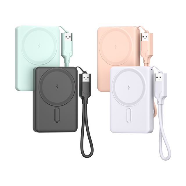 2025 Best Selling Products High Capacity Magnetic Wireless Phone Fast Charger Power Bank for Phone with Digital Display