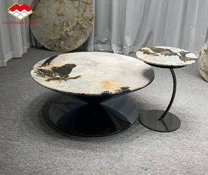 Brazil quartzite tự nhiên bàn ăn tùy chỉnh thiết kế hình chữ nhật thiên nhiên Pandora <span class=keywords><strong>Granite</strong></span> hiện đại bàn ăn - Product Image 6