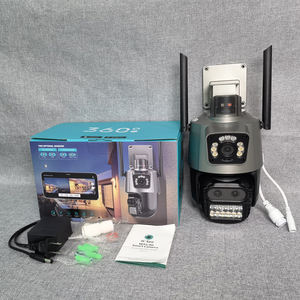 P11 icsee 8x fotocamera wifi con zoom a tre occhi 5K HD per visione notturna da esterno impermeabile per la casa telecamera di sicurezza per la rete wireless - Product Image 6