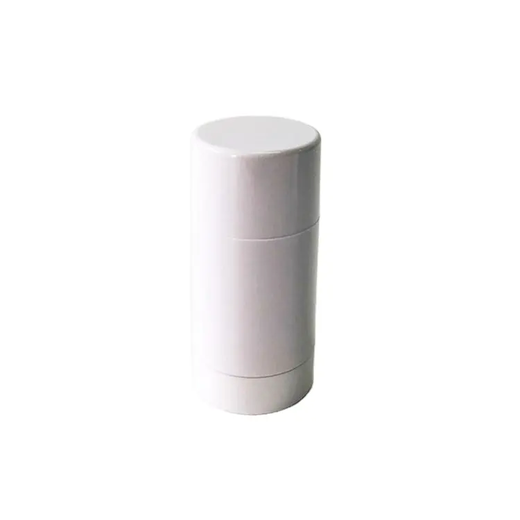 Round Twist Up Salve Plastic Deodorant tube 15ml 30ml 50ml 75g black white clear Empty Plastic Deodorant Stick Container