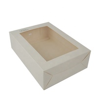 Logo personnalisé de haute qualité, boîte-cadeau en carton avec fenêtre transparente, 13x18.5x55cm, vente en gros