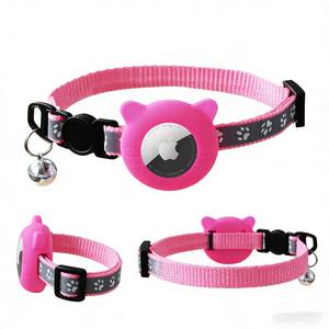 Collar de Silicona para Gatos con AirTag, Collar para Mascotas de Grado Alimenticio con Funda Protectora, Collar Antipérdida con Rastreo - Product Image 3