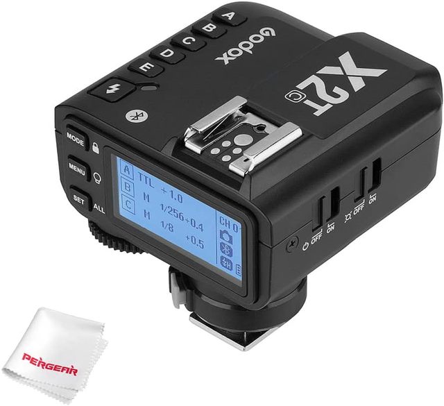 Godox X2T-C TTL Wireless Flash Trigger for Canon, Bluetooth Connection 1/8000s HSS 5 Separate Group Buttons Single Transmitter