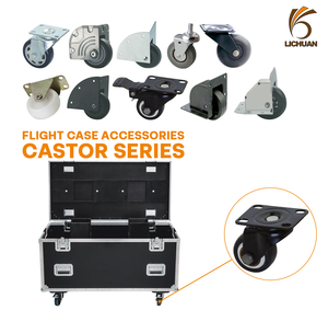 Heavy Duty Rodízio Giratório 1.5-<span class=keywords><strong>2.5</strong></span> Polegadas Equipamentos Industriais com Freio Rodízio Giratório Flight Case <span class=keywords><strong>Caster</strong></span> - Product Image 4