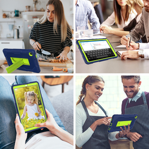 Custodia per <span class=keywords><strong>Tablet</strong></span> con supporto per Samsung Galaxy Tab <span class=keywords><strong>A7</strong></span> <span class=keywords><strong>Lite</strong></span> 8.7 pollici T220/T225 2021 robusto ibrido armatura cavalletto antiurto - Product Image 3