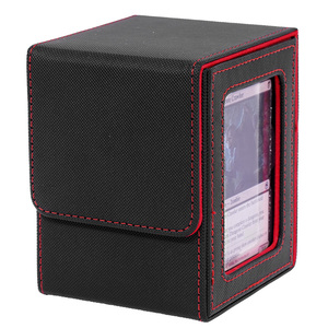 Caja de Mazo de Cartas Juzi Factory para Juegos de Intercambio, Almacenamiento de Cartas en Oferta, con Ventana de Exhibición, Compatible con Más de 100 Cartas - Product Image 1
