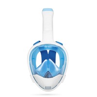 4 Couleurs 180 Degrés Adulte Pliable Anti-buée Équipement de Plongée Tube Respiratoire Pliable Lunettes de Natation Masque de Snorkel Full Face