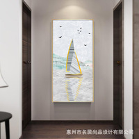 Décoration Murale Hôtelière et Résidentielle en Gros : Impressions Abstraites de Paysages, Scènes de Montagnes Dorées, Peintures Contemporaines en Porcelaine Cristalline