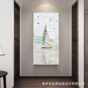 Arte Decorativo <span class=keywords><strong>de</strong></span> Pared para Hoteles y Hogares, Impresiones Abstractas <span class=keywords><strong>de</strong></span> <span class=keywords><strong>Paisajes</strong></span>, Escenas <span class=keywords><strong>de</strong></span> <span class=keywords><strong>Montañas</strong></span> Doradas, Pintura Contemporánea en Porcelana <span class=keywords><strong>de</strong></span> Cristal - Product Image 3