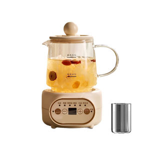 1.2L Multi Function Glass Electric <b>Kettle</b> with Smart Ceramic <b>Hob</b> Temperature Control Knob Tea Infuser <b>for</b> Flower Tea Health Use - Product Image 1
