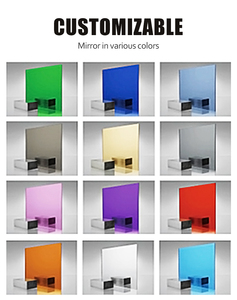 Bán Buôn 2 Cách Acrylic Gương Trang Trí Nội Thất Tường Sticker Dính 1Mm <span class=keywords><strong>2Mm</strong></span> 3Mm Rose Gold Vàng Đen Acrylic Gương Tấm Acrylic Gương - Product Image 3