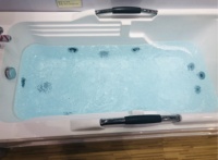 Baignoire gonflable double douche, bain de massage, économique