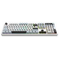 Clavier de jeu mécanique filaire à membrane K511 OEM avec logo personnalisé, 101 touches, rétroéclairage LED, avec bouton pour PC portable