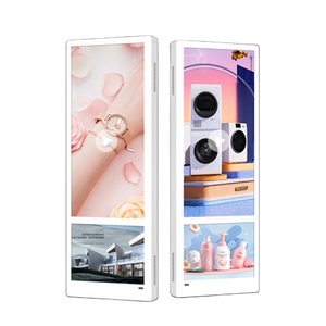 Pantalla LCD de Señalización Digital para Elevador, de 21.5+11.6 Pulgadas, Independiente, para Publicidad (Color Blanco) - Product Image 2