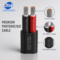 Câble solaire photovoltaïque H1Z2Z2-K-4mm2, indice de protection IP67, cuivre étamé XLPO, câble DC 6mm pour la construction, les toits solaires et les appareils domestiques