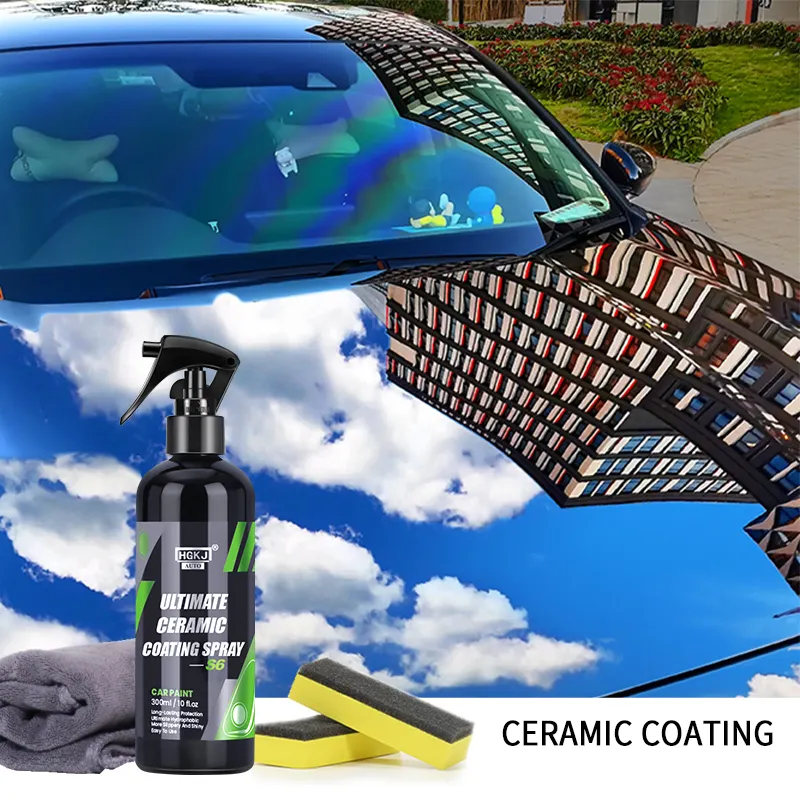 9H Ceramic Car Coating Hydrochromo Paint Care Nano Top Quick Coat Polymer Detail Protection Liquid Wax Car Care HGKJ S6