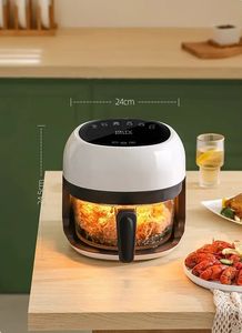 Nouveauté Friteuse à air OEM Haute technologie Friteuse à air Grille-pain Économique Friteuse à air bon marché avec panier en verre épais amovible - Product Image 2