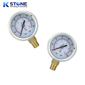 Indicateur de pression d'eau haute précision 2,5 % 50 mm, petit manomètre robuste et durable, jauge de pression d'air universelle - Product Image 1