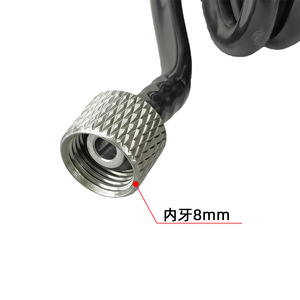 Tuyau de compresseur d'aérographe 1,2 m 8 mm avec raccord rapide pour utilisation avec aérographe - Product Image 4