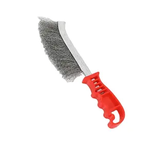 Household Stainless Steel Wire Decontamination Brush Steel Wire Knife Knife-shaped Rust Removing Clean Seam De-rusting Brush