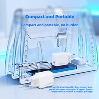 Chargeur rapide GaN Type-C de 45 W de style rouge à lèvres, conforme aux normes européennes, avec protection ignifuge pour smartphones