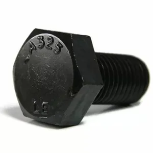 High tensile strength structural bolt ASTM A325 bolt black,zinc ,HDG heat treatd hex bolt