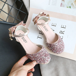 Chaussures de princesse pour enfants en gros de Chine pour filles Petites chaussures à talons hauts pour filles - Product Image 1