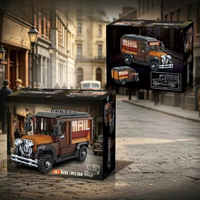 M201 MOC City Retro 1929, modèle de voiture, ornements de véhicule, kits de modèles à assembler, briques, cadeaux pour adultes, 368 pièces, ensembles de blocs de construction