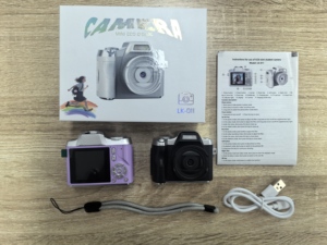 Yuniq Beauty Filter Mini 1.54 Inch 400Mah 1080P HD Video Recorder Kids' <b>Flash</b> Lamp Sensor Toy M-SD Media LK-011 Mini Digi Cam Mi - Product Image 2