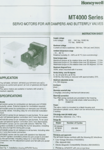 อัตราส่วนแอคทูเอเตอร์ของมอเตอร์ MT4000A2027 สำหรับการหยุดการผลิต - Product Image 2