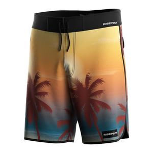 Pantalones Cortos de Baño Blancos de Verano para Hombre, de Pierna Ancha, con Cordón Ajustable, para Playa - Product Image 1