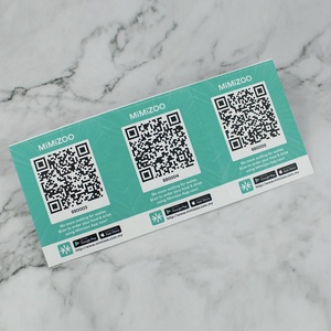Khách Hàng Phổ Biến Mã Qr Không Thấm Nước Vinyl Sticker Mã Vạch Sticker - Product Image 1