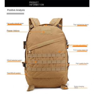 Hot Sale Factory 2021 OEM Large Capacity <b>Backpack</b> <b>Tactical</b> Hiking Outdoor Mountain Climbing <b>Backpack</b> Bag - Product Image 4