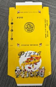 Carton de restauration ondulé 13 x 13 par Clay King, matériaux recyclés, impression, expédition pour pizza à emporter, pour les industries alimentaires - Product Image 5