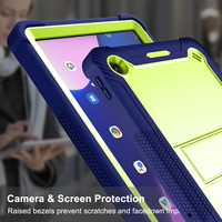 Pour l'étui pour tablette Moto Tab G62, un étui robuste à trois couches avec de multiples fonctions est inclus.