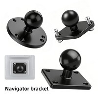 Support de fixation AMPS à base carrée et ronde, robuste, pour appareil de mesure, navigateur de tracteur, support de moniteur, cabine de machine agricole