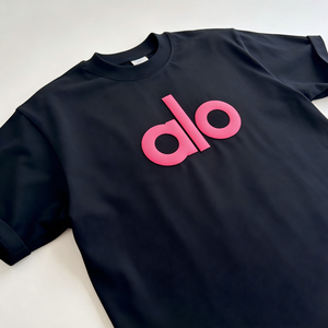 Abbigliamento Alo Adatto sia per Uomini che per Donne. T-shirt girocollo stampata in puro cotone per la moda estiva da <span class=keywords><strong>uomo</strong></span> Alohashire - Product Image 1