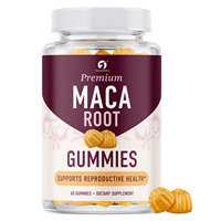 Gomitas de Raíz de Maca de Marca Privada Premium, Suplemento Dietético Herbal para Aumentar la Energía, Gomitas para Adultos para Apoyar la Salud Reproductiva