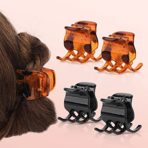 2 uds, venta al por mayor, pinza de garra de plástico, pinza de mariposa, garra de pelo liso, herramientas de peluquería - Product Image 1