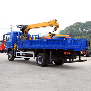 รถเครนติดรถบรรทุก SHACMAN ของจีน แบบ 4 ท่อน ขับเคลื่อน 4x2 รับน้ำหนัก 7 ตัน หมุนได้ 360 องศา ° การหมุนแบบเต็มรอบสำหรับการจัดการวัสดุพร้อมถังจับยึด - Product Image 1