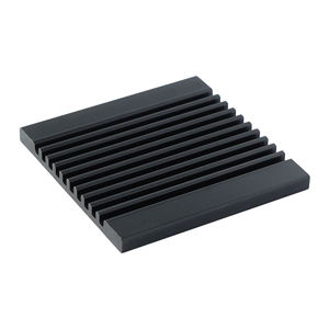Ultradunne 37*37*<span class=keywords><strong>3</strong></span> aluminium koellichaam met gebroken profiel warmtegeleidend rubberen radiator voor moederbordchip-voedingsmodule - Product Image 5