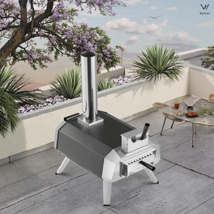 <span class=keywords><strong>Horno</strong></span> <span class=keywords><strong>de</strong></span> Gas <span class=keywords><strong>de</strong></span> 13 pulgadas para el hogar, Pizza, pellets <span class=keywords><strong>de</strong></span> madera horneada, carbón, fuego, vidrio <span class=keywords><strong>de</strong></span> acero inoxidable, función <span class=keywords><strong>de</strong></span> barbacoa individual para el hogar y el Hotel al aire libre - Product Image 4