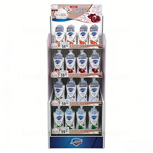 Étagères de présentation de shampooing en métal 3 en 1 sur pied avec étagères en panneaux perforés en PVC Marchandises pour produits de douche Supermarché - Product Image 3