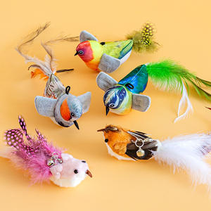 Juguete para Gatos: Cabezal de Repuesto de Plumas con Campana y Simulación de Pájaro, Suministros para Mascotas, Autoentretenimiento, Alivio del Aburrimiento, Duradero y Resistente a Arañazos - Product Image 3